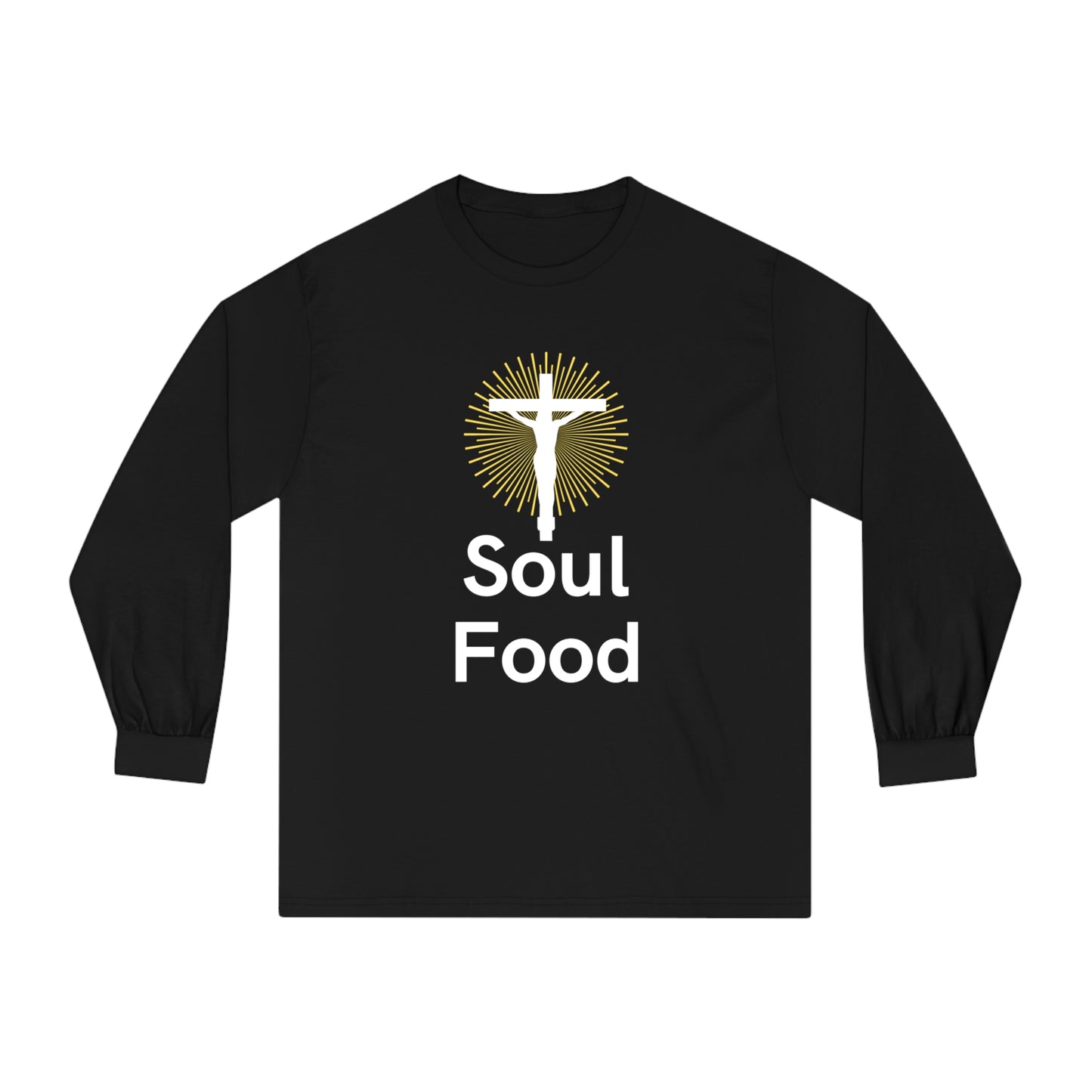 Soul Food, white text, Long Sleeve T-Shirt