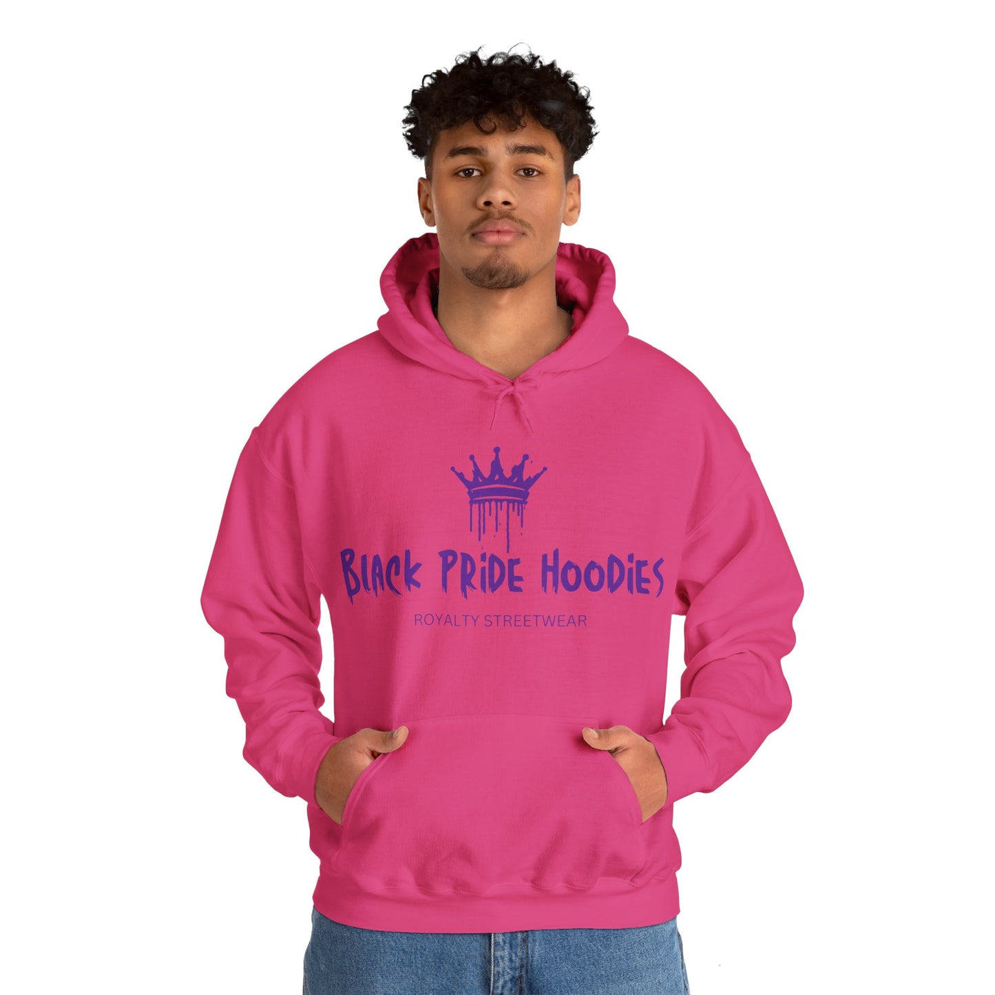 Black Pride Hoodies v2 in purple, Hoodie