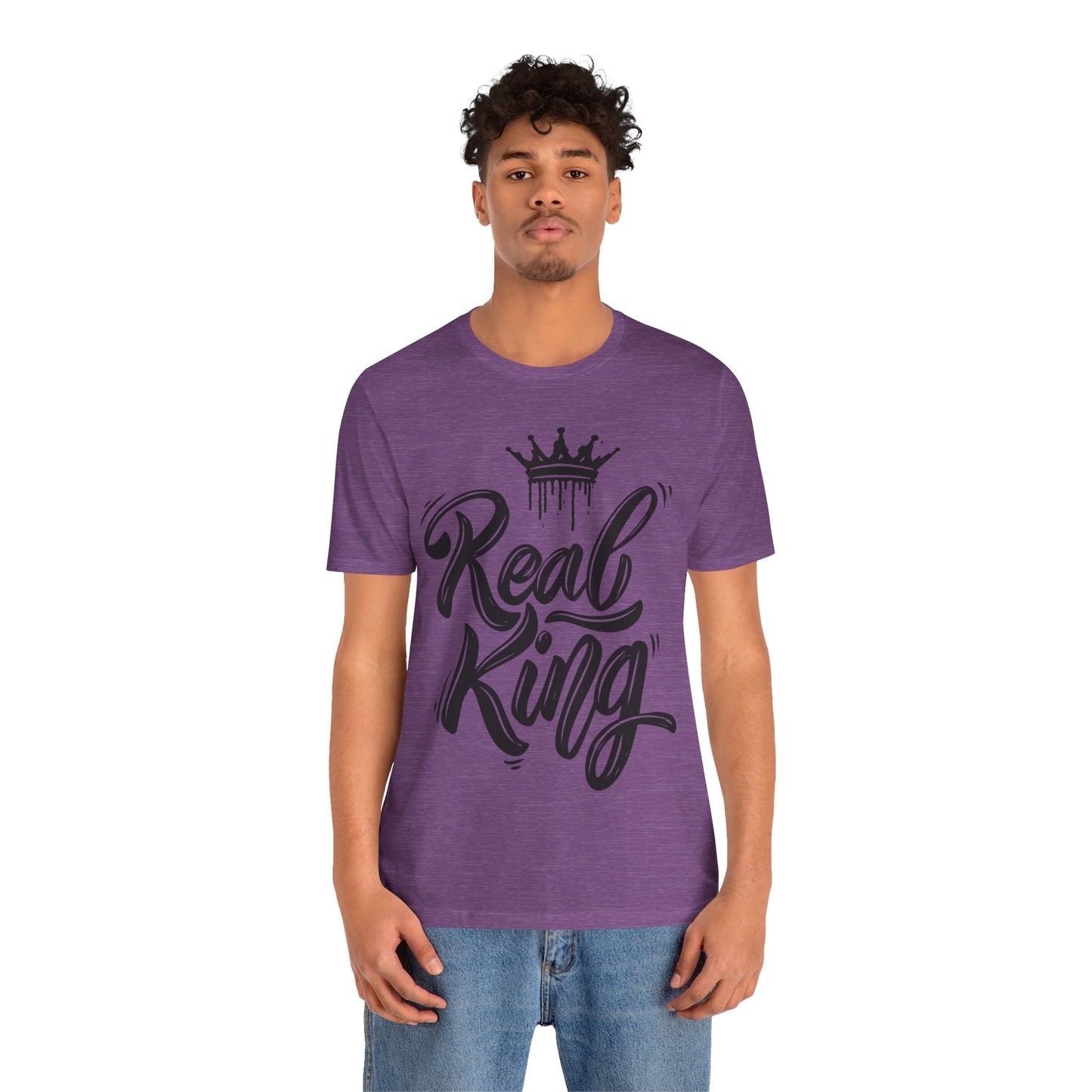 Real King, black text, T-Shirt