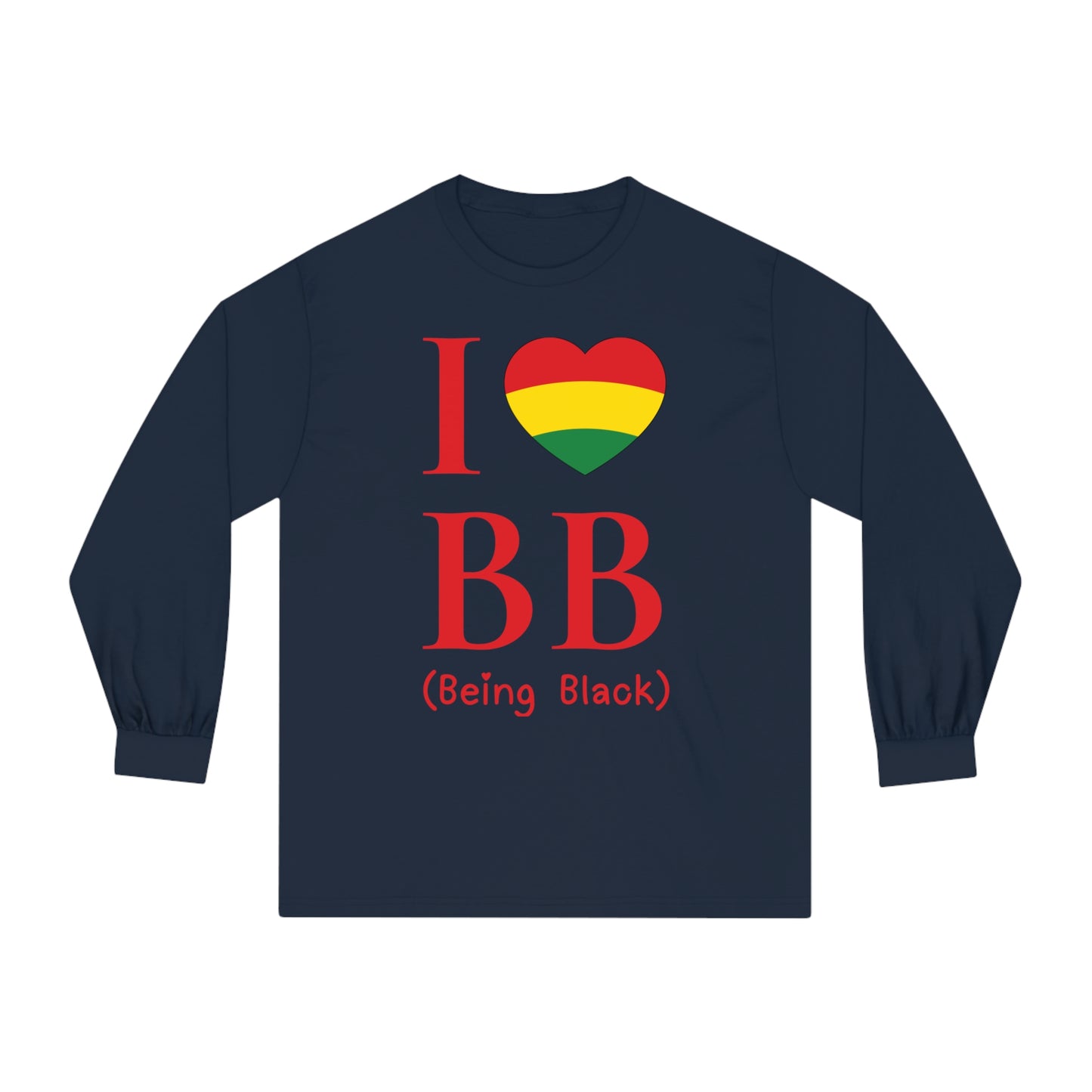 I Heart Being Black, Classic Long Sleeve T-Shirt