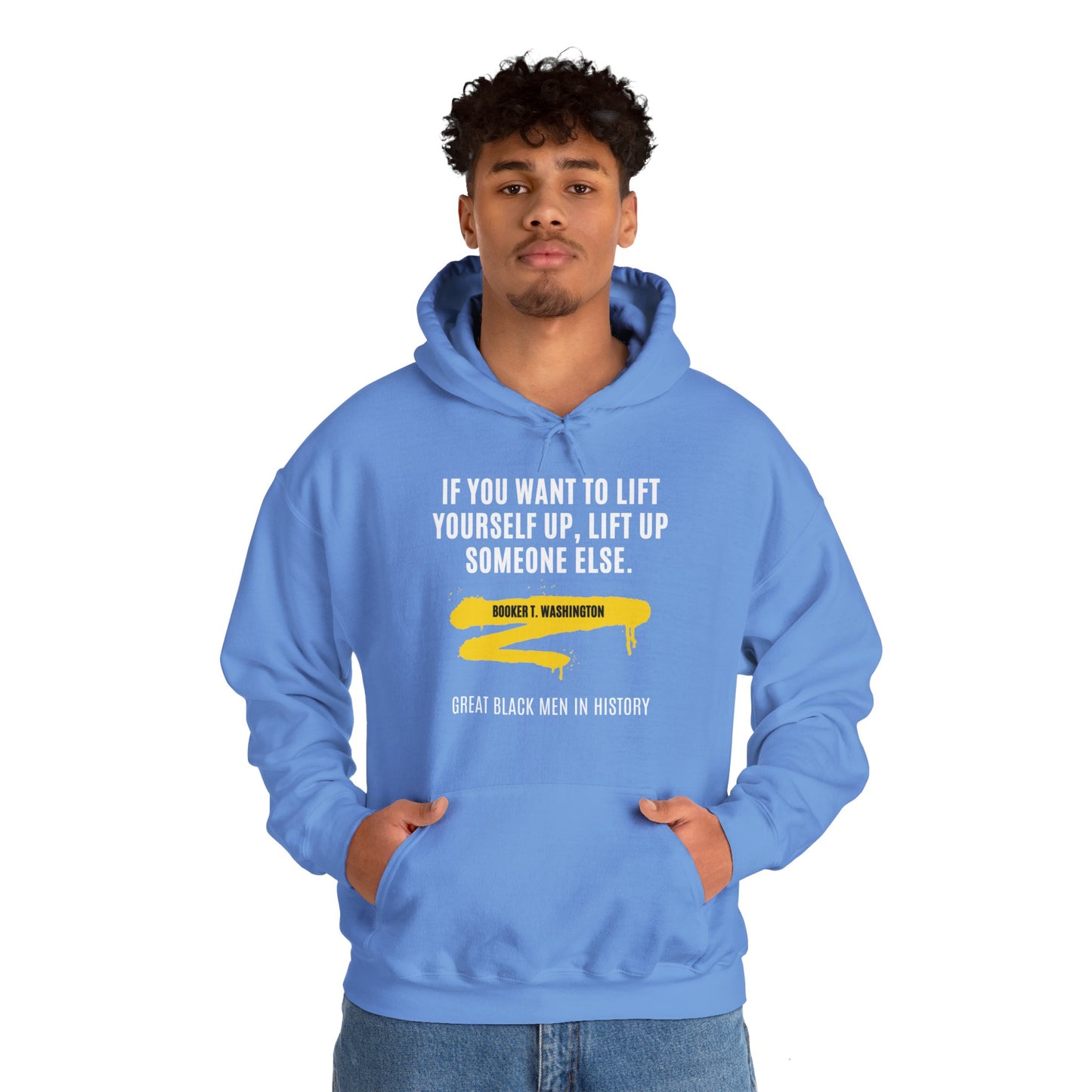 Booker T. Washington quote, v2, Hoodie