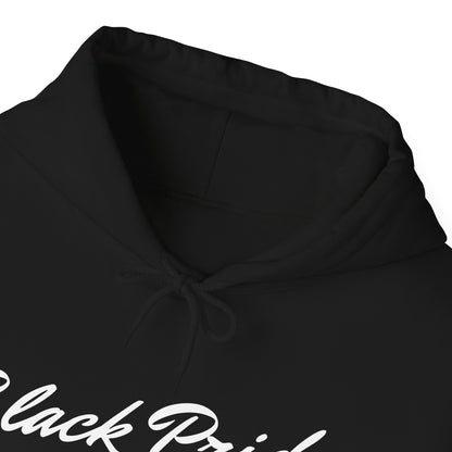 Black Pride Streetwear, white text, Hoodie