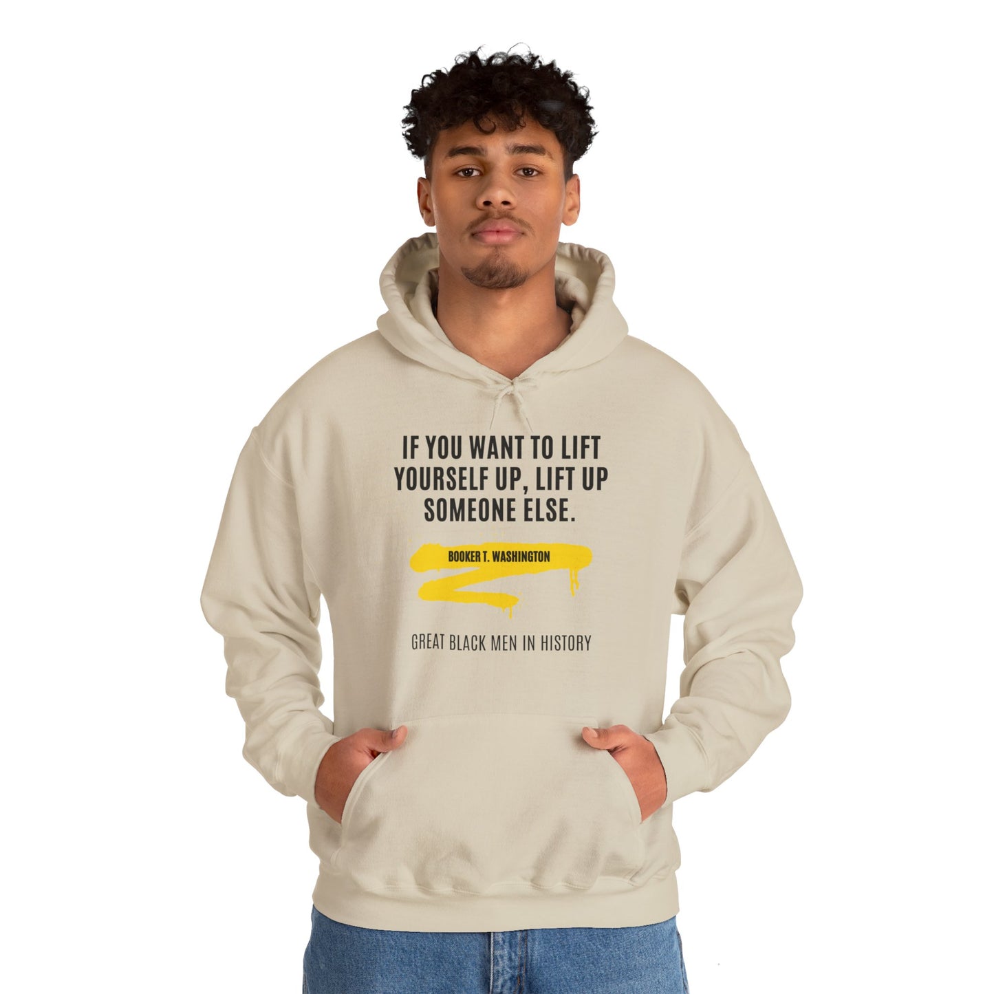 Booker T. Washington quote, Hoodie