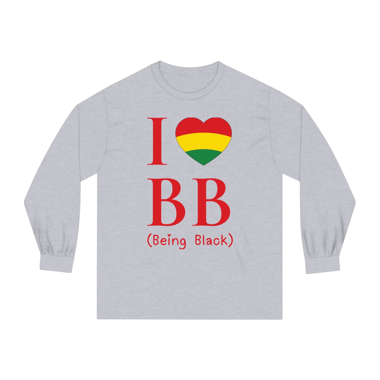 I Heart Being Black, Classic Long Sleeve T-Shirt