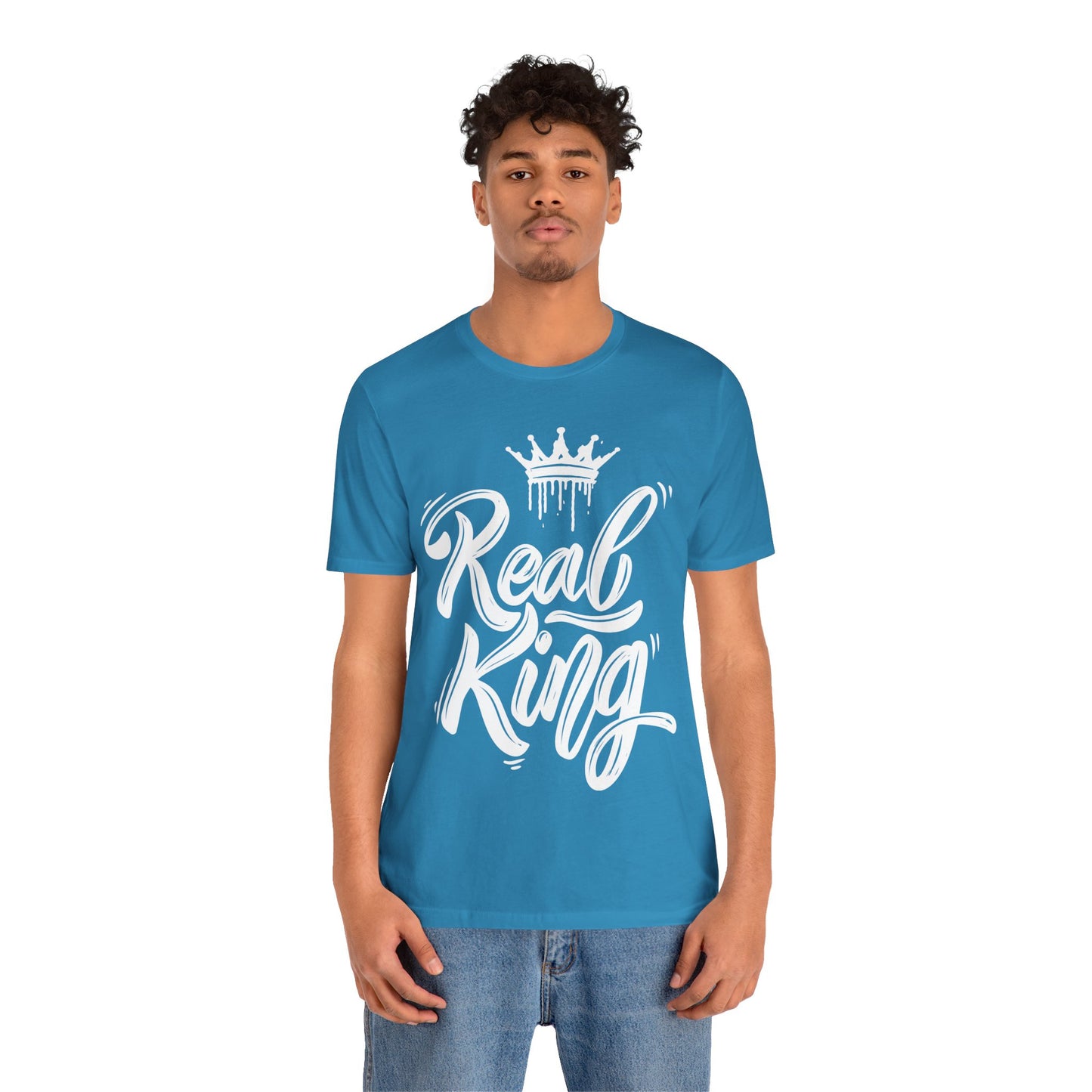 Real King, white text, T-Shirt