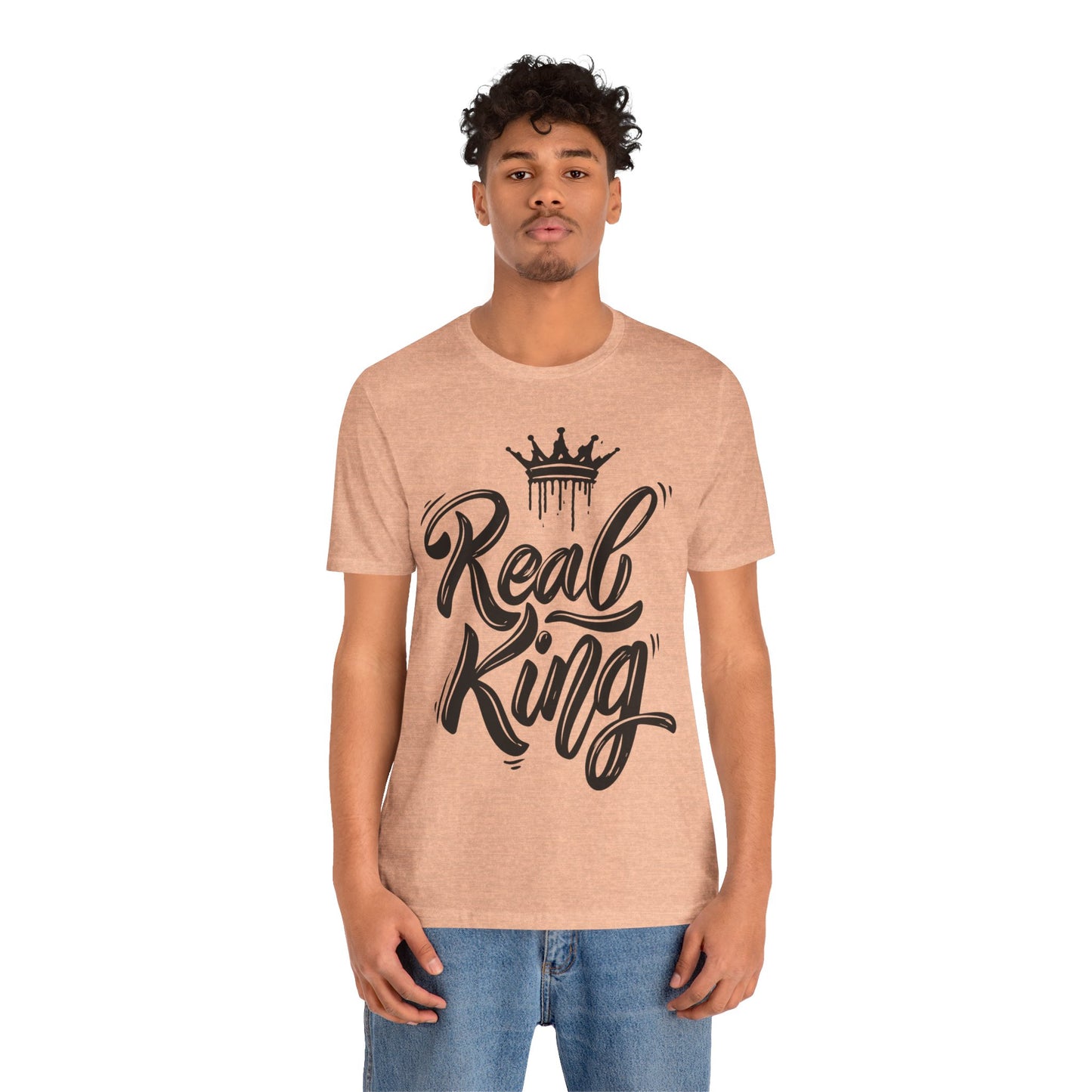 Real King, black text, T-Shirt