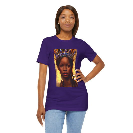 Young Black Queen Portrait, T-Shirt